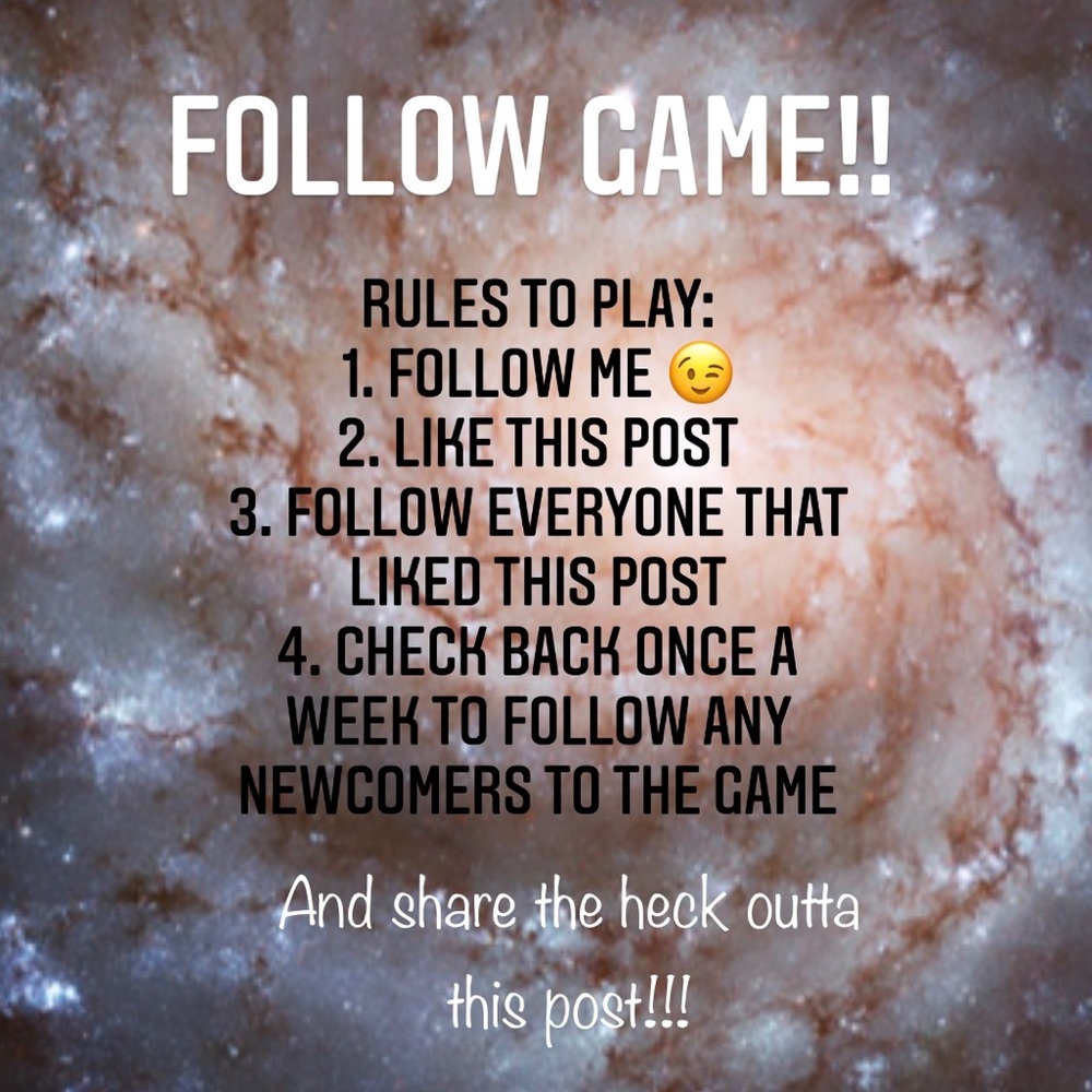 FOLLOW GAME 🌚🌙🙌🏻